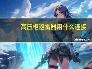 高压柜避雷器用什么连接