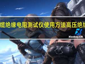 高压电缆绝缘电阻测试仪使用方法 高压绝缘电阻测试仪