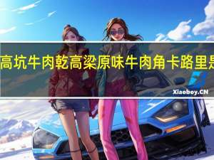 高坑牛肉乾 高梁原味牛肉角卡路里是多少