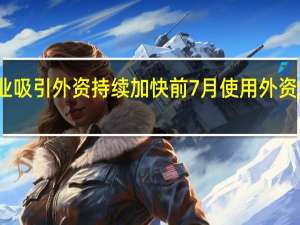 高技术产业吸引外资持续加快 前7月使用外资金额占比近三成