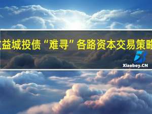 高收益城投债“难寻”各路资本交易策略持续谋变