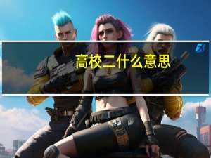 高校二什么意思