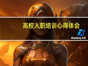 高校入职培训心得体会
