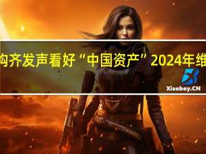 高盛等外资机构齐发声看好“中国资产”2024年维持对A股的增持立场