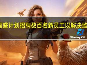 高盛计划招聘数百名新员工 以解决监管担忧