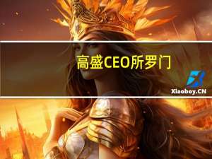 高盛CEO所罗门：从高管们那里听到了消费业务的疲软情况