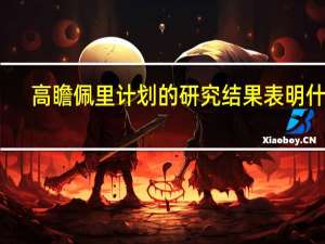 高瞻佩里计划的研究结果表明什么
