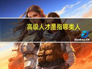 高级人才是指哪类人