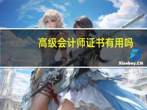 高级会计师证书有用吗