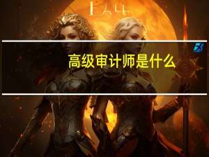 高级审计师是什么