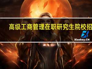 高级工商管理在职研究生院校招生