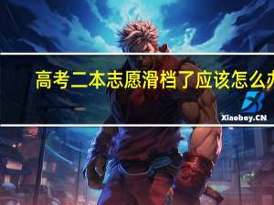 高考二本志愿滑档了应该怎么办