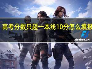 高考分数只超一本线10分怎么填报志愿