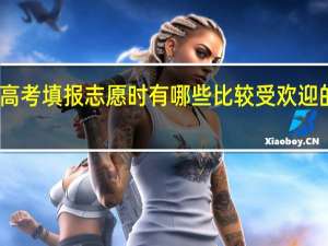 高考填报志愿时有哪些比较受欢迎的专业