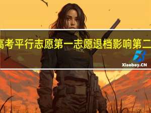 高考平行志愿第一志愿退档影响第二志愿吗