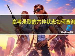 高考录取的六种状态如何查询