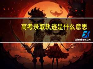 高考录取轨迹是什么意思