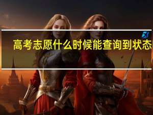 高考志愿什么时候能查询到状态啊！