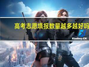 高考志愿填报数量越多越好吗