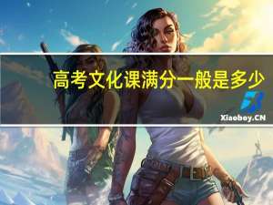 高考文化课满分一般是多少