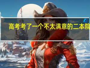 高考考了一个不太满意的二本院校，想复习又觉得心里压力大，不知如何选择，诚求建议40