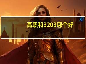 高职和3 3哪个好