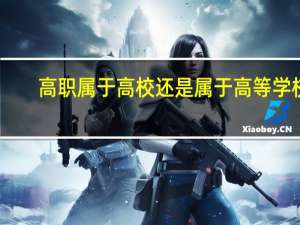高职属于高校还是属于高等学校
