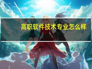 高职软件技术专业怎么样