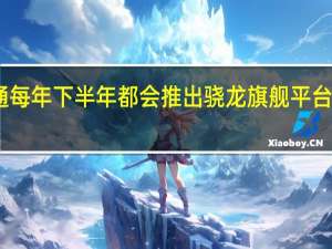 高通每年下半年都会推出骁龙旗舰平台小迭代款