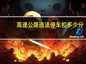 高速公路违法停车扣多少分