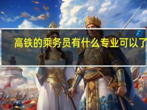 高铁的乘务员有什么专业可以了解