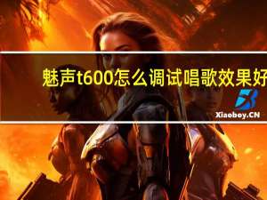 魅声t600怎么调试唱歌效果好（魅声t600怎么调试）