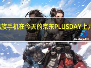 魅族手机在今天的京东PLUSDAY上力夺榜首
