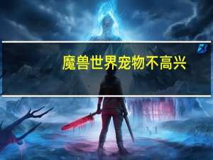 魔兽世界宠物不高兴