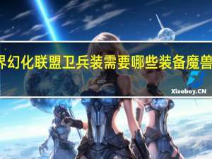 魔兽世界幻化联盟卫兵装需要哪些装备 魔兽世界幻化套装