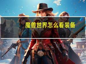 魔兽世界怎么看装备