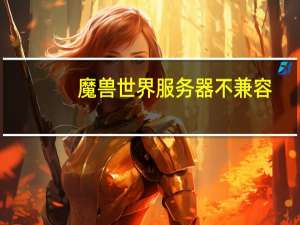 魔兽世界服务器不兼容