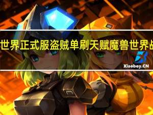 魔兽世界正式服盗贼单刷天赋 魔兽世界战斗贼天赋