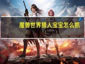 魔兽世界猎人宝宝怎么抓