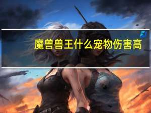 魔兽兽王什么宠物伤害高