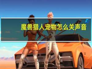 魔兽猎人宠物怎么关声音