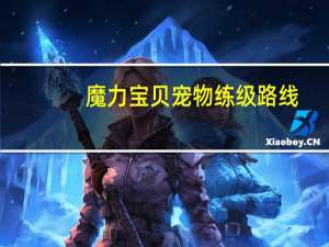 魔力宝贝宠物练级路线