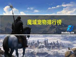 魔域宠物排行榜