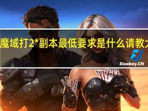 魔域打2*副本 最低要求是什么请教大侠们