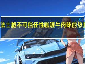 魔法士 脆不可挡任性咖喱牛肉味的热量是多少