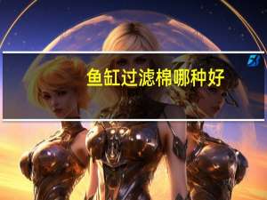 鱼缸过滤棉哪种好