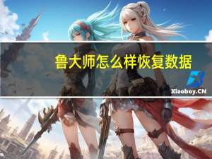 鲁大师怎么样恢复数据（鲁大师怎么样）