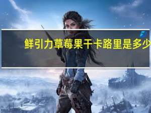 鲜引力 草莓果干卡路里是多少