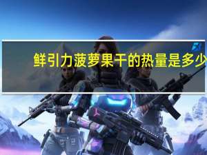 鲜引力 菠萝果干的热量是多少
