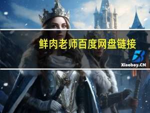 鲜肉老师百度网盘链接（鲜肉老师 百度云）